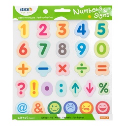 BLOCK STICKN 29011 NUMEROS Y SIMBOLOS