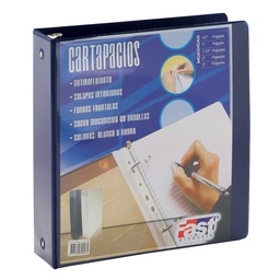 CARTAPACIO FAST CARTA CON FUNDA DE 2" AZUL