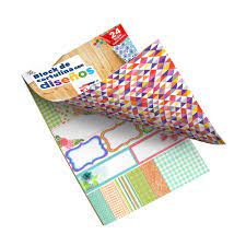 BLOCK CARTULINA FAST CON DISEÑO
