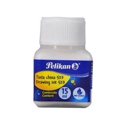 TINTA PELIKAN 05230007 CHINA 523  BLANCO 15ML