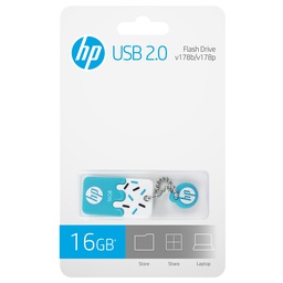 MEMORIA HP 2.0 USB 16GB V178B CON DISEÑO