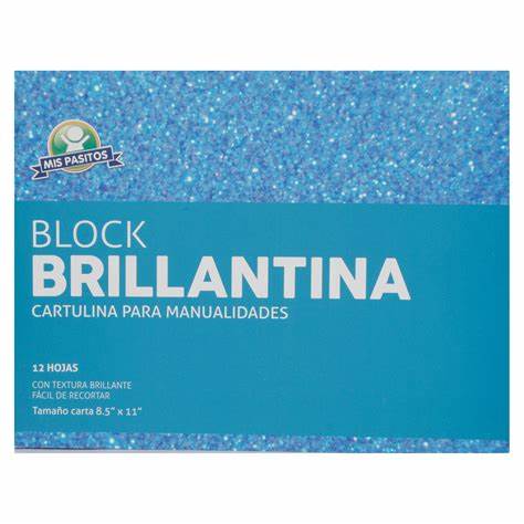 [DIST04738] BLOCK DE BRILLANTINA MIS PASITOS T/CARTA