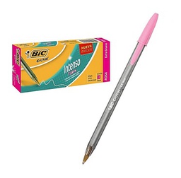 BOLIGRAFO BIC INTENSO FASHION 1.6mm  ROSADO CX12