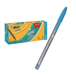 BOLIGRAFO BIC INTENSO FASHION 1.6mm  TURQUEZA CX12