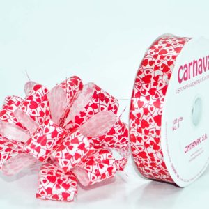 [DIST04878] LISTON CINTAMAX #5 DISEÑO ENCADENADO BLANCO