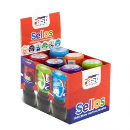 SELLOS FAST ESCOLAR SET 6 DISEÑOS