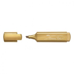 [DIST04891] RESALTADOR FABER CASTELL METALICO DORADO