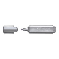 [DIST04892] RESALTADOR FABER CASTELL METALICO PLATEADO