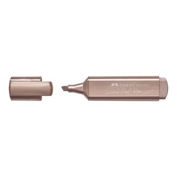 RESALTADOR FABER CASTELL METALICO ROSADO