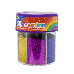 [DIST04920] DIAMANTINA BOTE 80GRS 6 COL. SURTIDOS