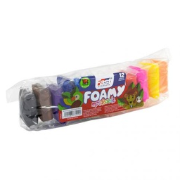 FOAMY MOLDEABLE FAST 12 COLORES SURTIDOS 10GRS