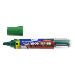 MARCADOR FAST P/PIZARRA MP69 P/REDONDA VERDE