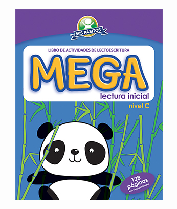 LIBRO P/COLOREAR MIS PASITOS LECTURA INICIAL C (PANDA)