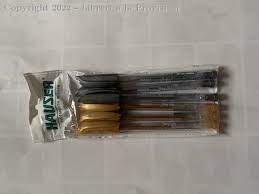 BOLIGRAFO GEL METALICO HAUSER DORADO/PLATEADO CX6