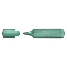RESALTADOR FABER CASTELL METALICO VERDE