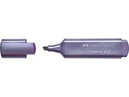 RESALTADOR FABER CASTELL METALICO MORADO