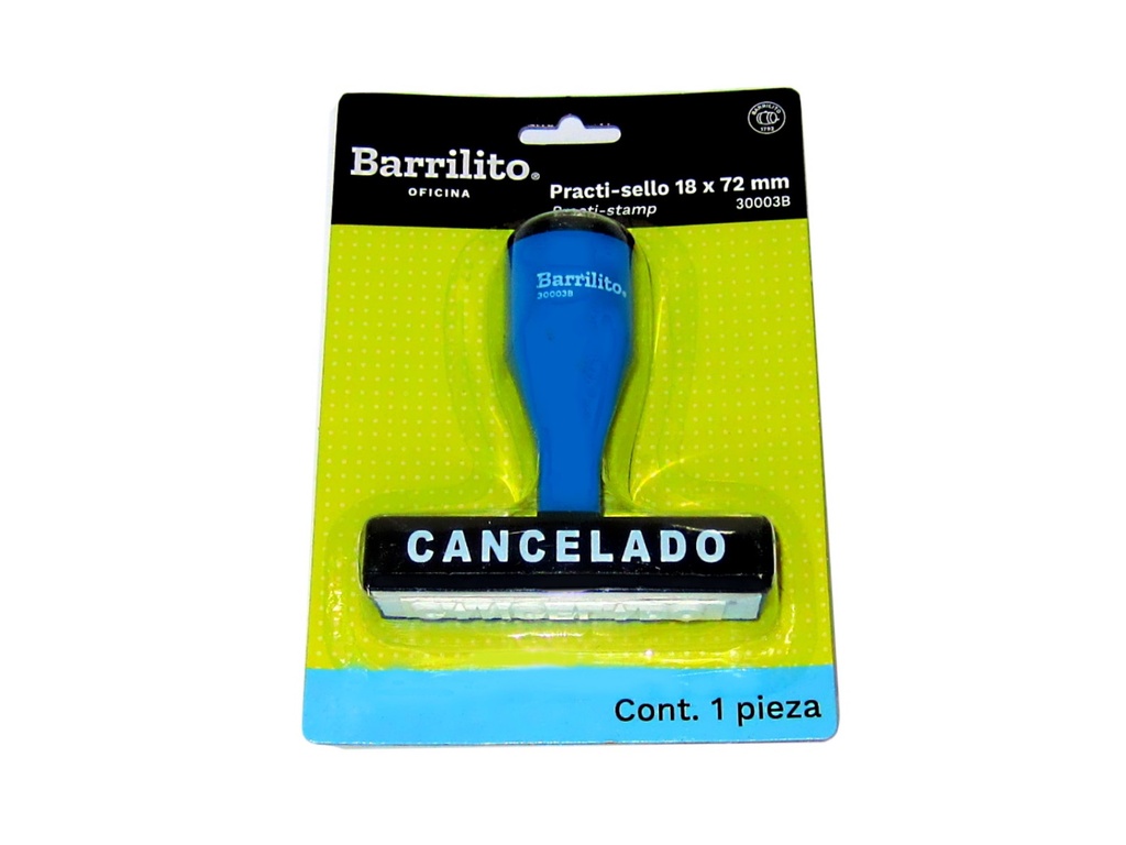 SELLO BARRILITO AZ/NG DE "CANCELADO"