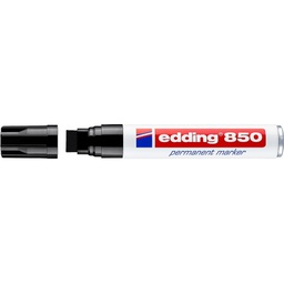 MARCADOR EDDING 850 PERMA. P/CUADRADA REC.  NEGRO