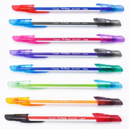 BOLIGRAFO AZOR 1.0mm 6870 DUO AZ/RO/NEG CX12