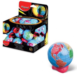 SACAPUNTAS MAPED 051111 GLOBE (MUNDO) (CX16)