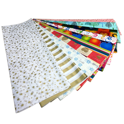 PAPEL CHINA BRETTON DECORADO LINEAS DORADO (PX10)