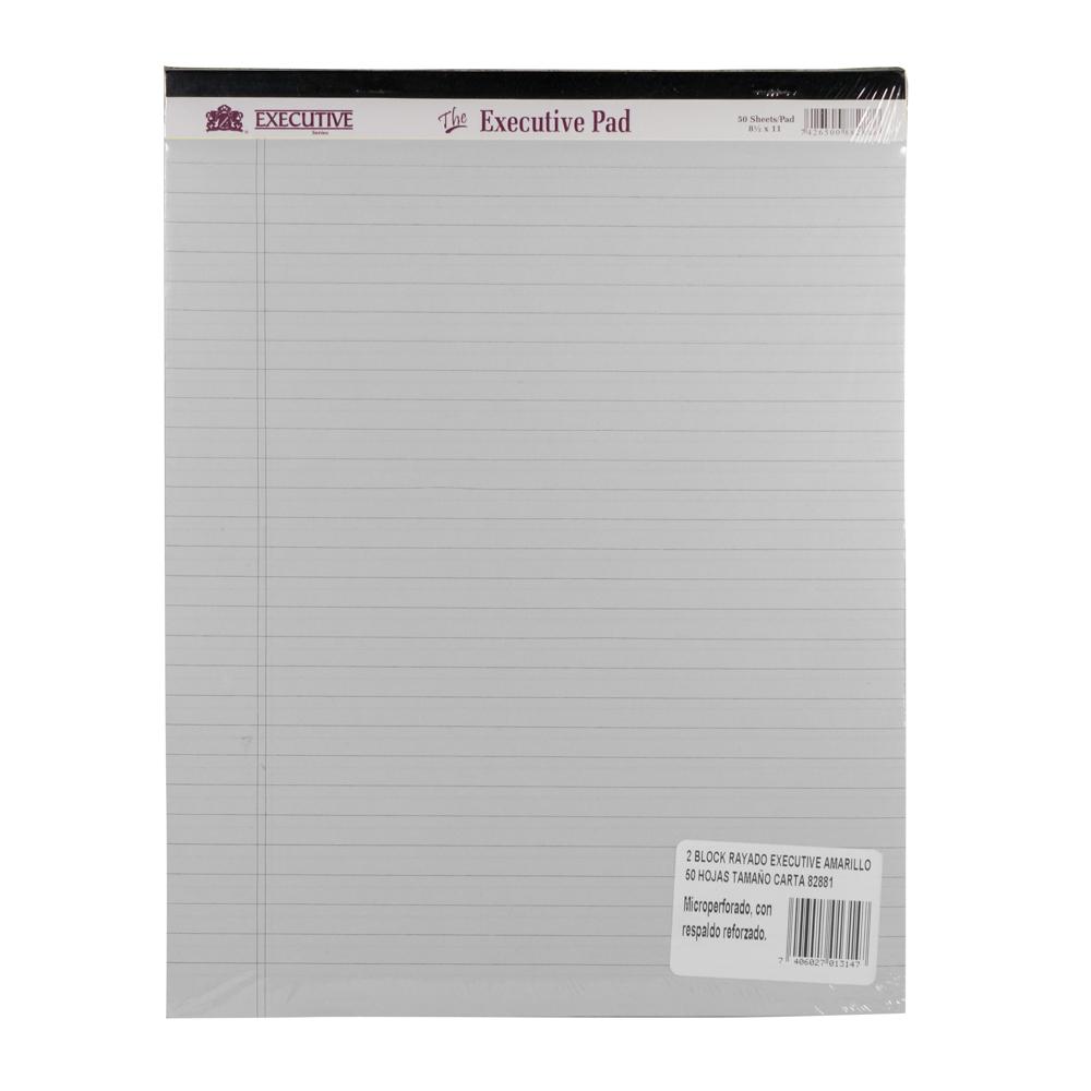 [DIST05226] BLOCK RAYADO BLANCO 82871 CARTA 50H