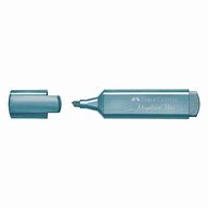 RESALTADOR FABER CASTELL METALICO AZUL