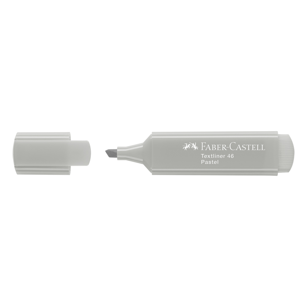 [DIST05238] RESALTADOR FABER CASTELL PASTEL 46 GRIS