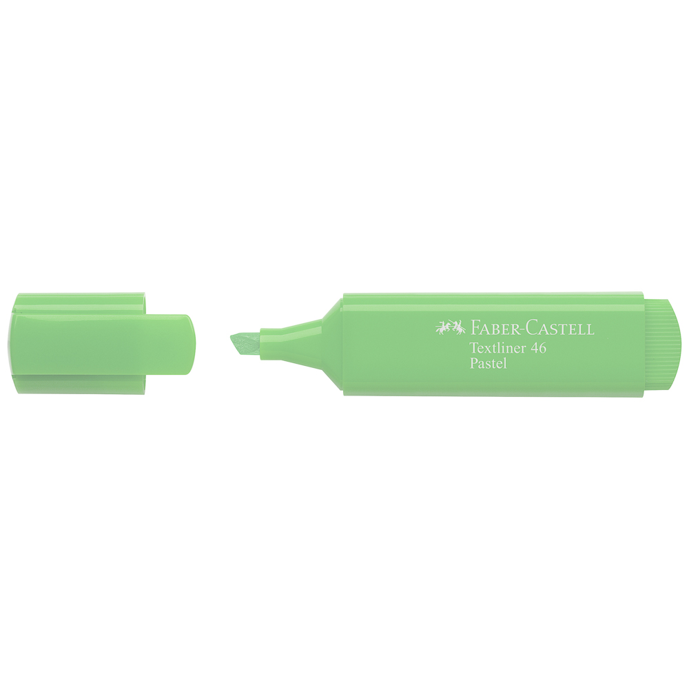 RESALTADOR FABER CASTELL PASTEL 46 VERDE CLARO