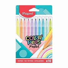MARCADOR MAPED ESTUCHE 845469 ES PASTEL 10 COLORES