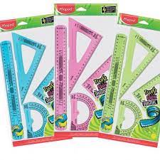 ESTUCHE GEOMETRICO MAPED 897157 FLEX.  TWIST REGLA 30CM