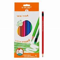 CRAYON DE MADERA Y-PLUS BORRABLE 12 COLORES