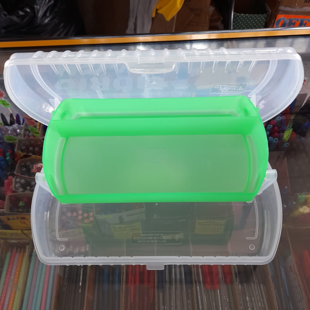 PORTA LAPIZ PLASTICO SABLON 9410 ESCALERA COL. SURTIDOS
