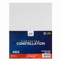 HOJA CARTA CARTULINA CONS. FAST R55 AIDA 215GR