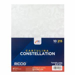 HOJA CARTA CARTULINA CONS. FAST E36 RICCIO 215GR