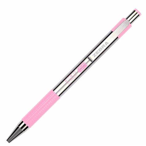 BOLIGRAFO ZEBRA F-301 0.7MM  ROSADO CX12