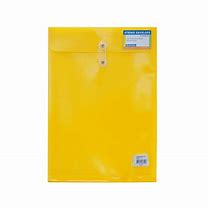 SOBRE PLASTICO BEAUTONE C/PITAS OFICIO  AMARILLO