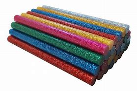 SILICON EN BARRA GRUESA CON GLITTER DE COLORES