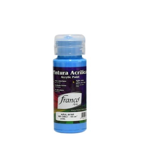 [DIST02236] PINTURA ACRILICA 60ML FRANCO AZUL BEBE