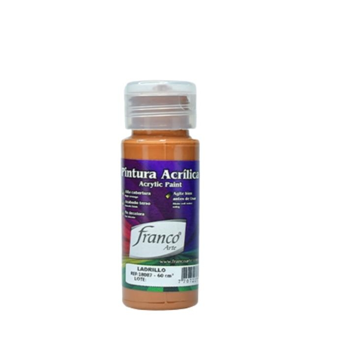 [DIST02238] PINTURA ACRILICA 60ML FRANCO LADRILLO