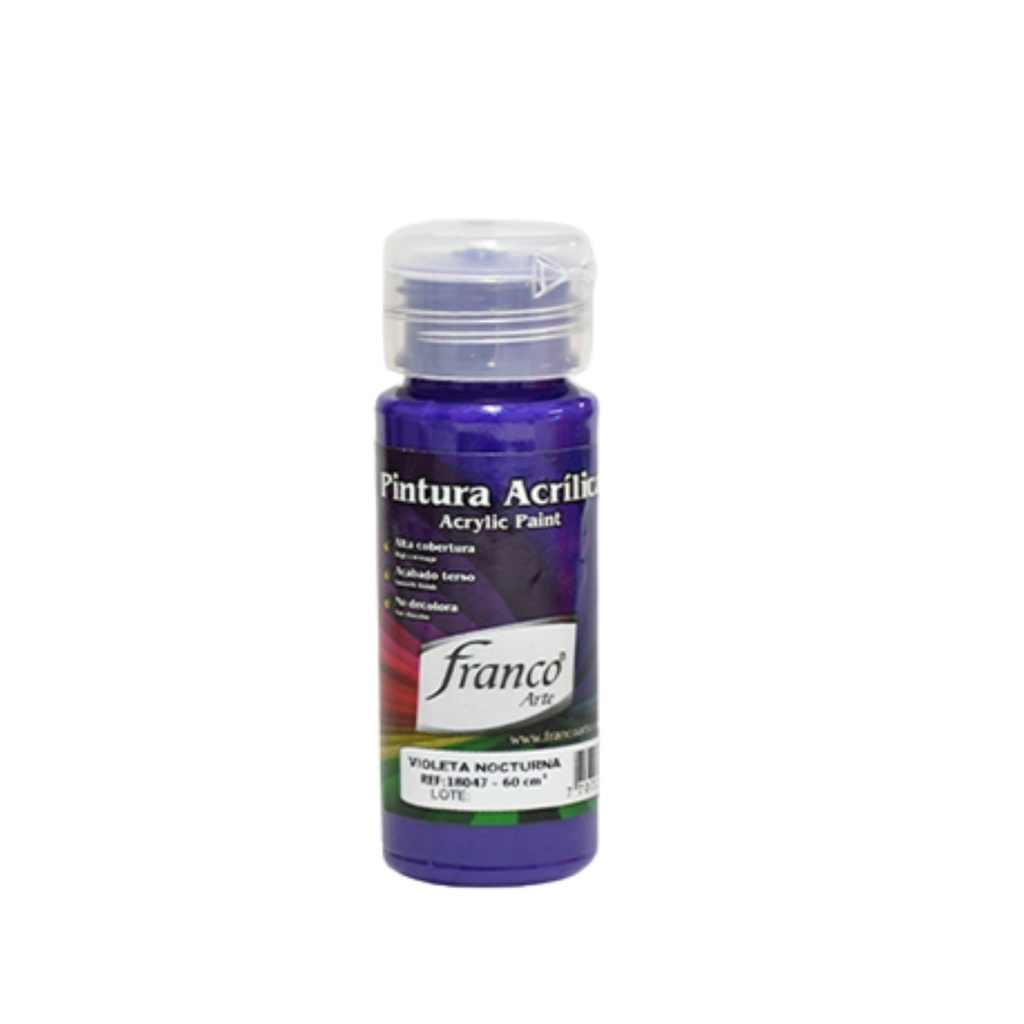 PINTURA ACRILICA 60ML FRANCO VIOLETA NOCTURNA