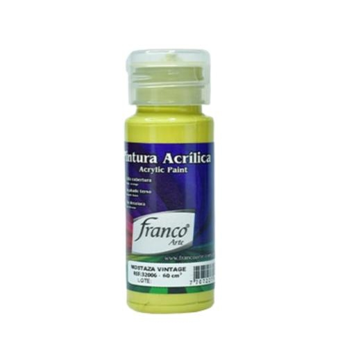 PINTURA ACRILICA 60ML FRANCO MOSTAZA VINTAGE