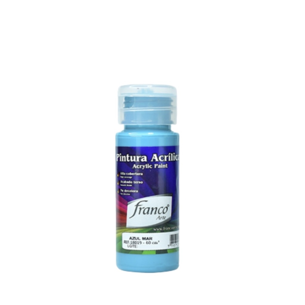 [DIST02344] PINTURA ACRILICA 60ML FRANCO AZUL MAR