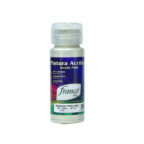 PINTURA ACRILICA 60ML FRANCO DORADO PERLADO