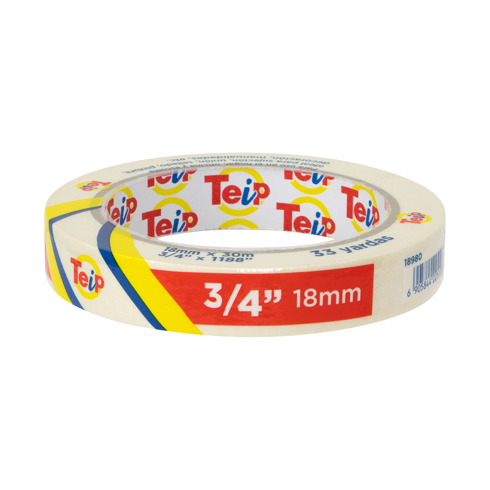 MASKING TAPE TEIP 3/4"X33YDS