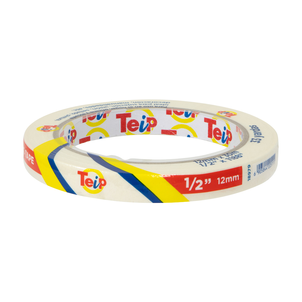 [DIST02708] MASKING TAPE TEIP 1/2"X33YDS