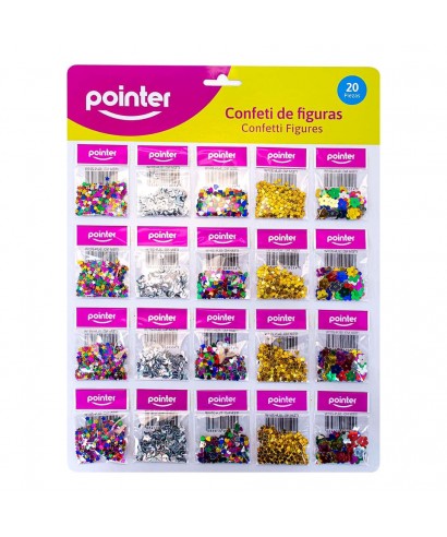 CARTON DE FIGURAS METALIZADAS POINTER (CX40)