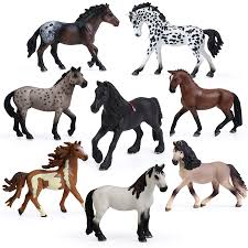 BOLSA DE ANIMALES PLASTICOS CABALLITOS