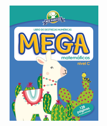 LIBRO P/COLOREAR MIS PASITOS MATEMATICA NIVEL C (LLAMA)