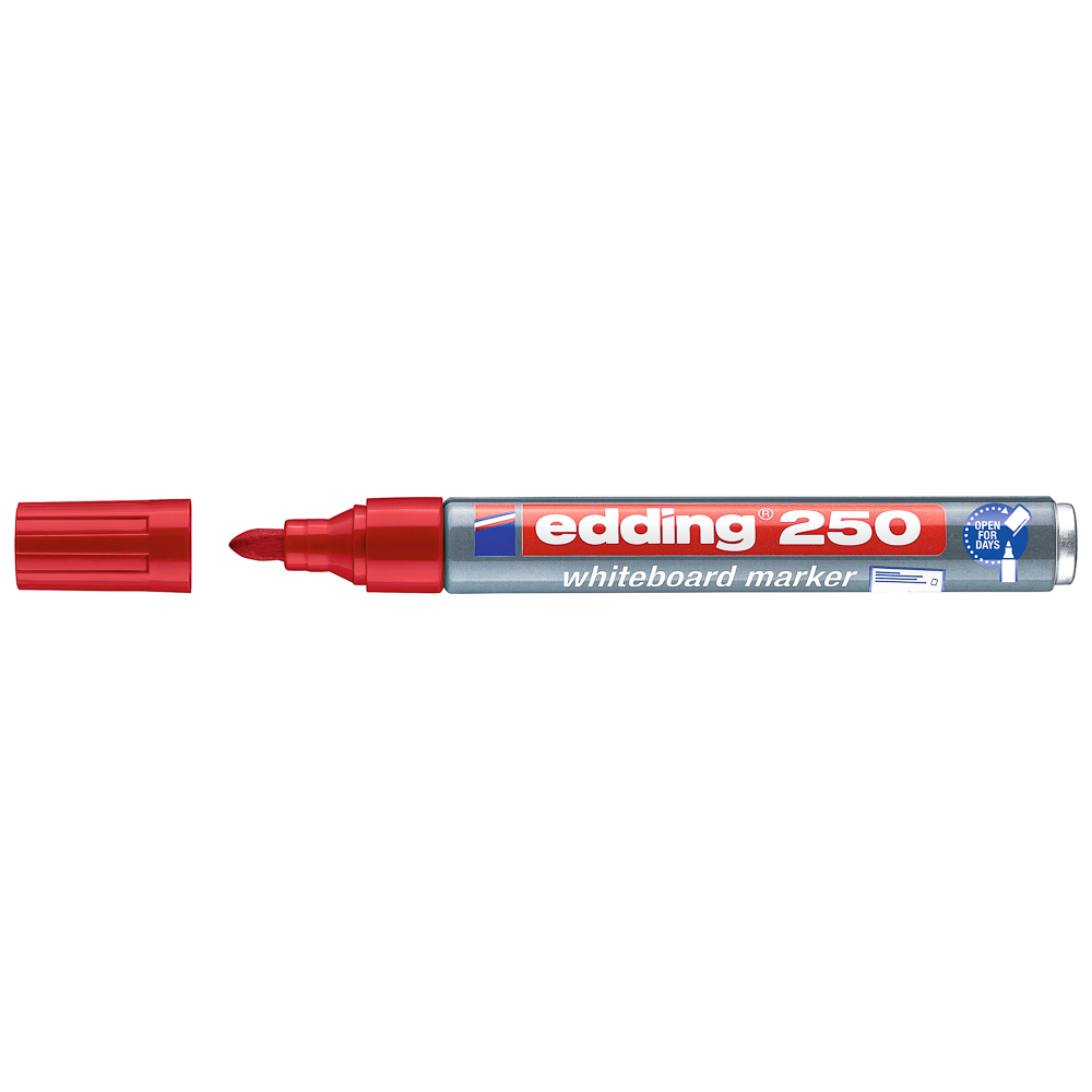[DIST04097] MARCADOR EDDING METALICO PIZARRA 250 P/REDONDA ROJO